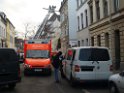 Einsatz Feuerwehr SEK Polizei Koeln Nippes Merheimerstr P094